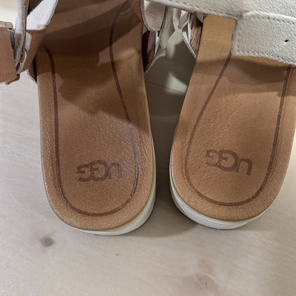 UGG braelyn platform sandal in white size 9.5 - Picture 11 of 12